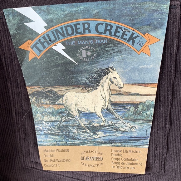 NWT Vintage Corduroy Brown Pants made in Canada Unisex - Picture 9 of 11